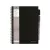 Spirálfüzet, A4, vonalas, 125 lap, PUKKA PAD "Black project book", fekete 1 db