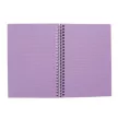 Spirálfüzet, A5, vonalas, 100 lap, PUKKA PAD "Irlen Jotta Lavender"