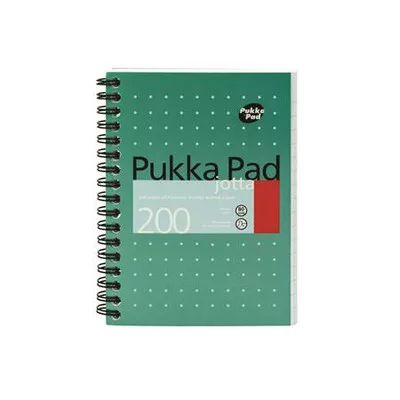 Spirálfüzet, A6, vonalas, 100 lap, PUKKA PAD, "Metallic Jotta" 1 db