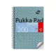 Spirálfüzet, A5, pontrácsos, 100 lap, PUKKA PAD "Metallic Jotta"