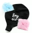 Léggömb, 91 cm, PUKKA PAD "Boy or a Girl", konfettivel 1 készlet
