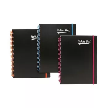   Spirálfüzet, A4+, vonalas, 100 lap, PUKKA PAD, "Neon notepad" 1 db