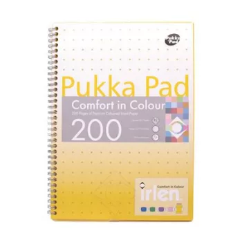   Spirálfüzet, A4, vonalas, 100 lap, PUKKA PAD "Irlen Jotta Gold" 1 db