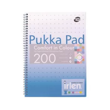   Spirálfüzet, A4, vonalas, 100 lap, PUKKA PAD "Irlen Jotta Turquoise" 1 db