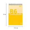 Jegyzettömb, B6, vonalas, 80 lap, PUKKA PAD "Unipad Essentials Shorthand", vegyes 1 db