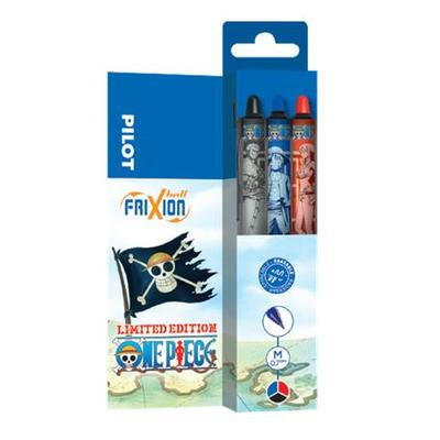 Rollertoll, 0,35 mm, nyomógombos, PILOT "Frixion Ball Plus One Piece", 3 különböző szín