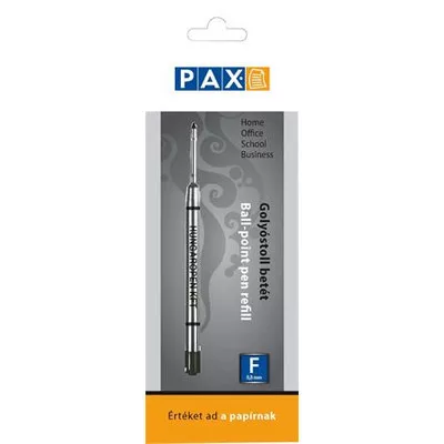 Golyóstollbetét, 0,8 mm, PAX, fekete 1 db