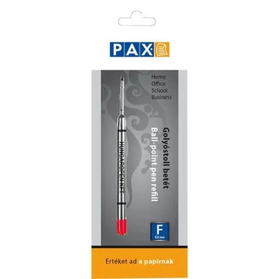 Golyóstollbetét, 0,8 mm, PAX, piros 1 db