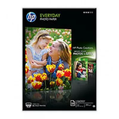 HP A/4 fényes Fotópapír 25lap 200g (Eredeti) 