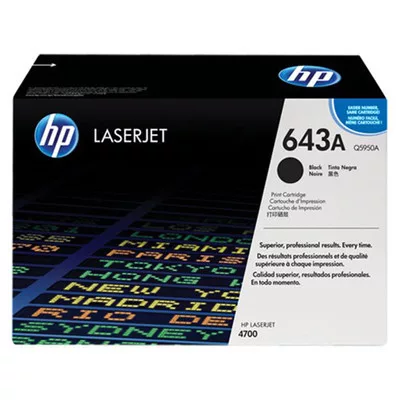 HP Q5950A (643A) fekete eredeti tonerkazetta (≈11000 oldal) ► Legális! ◄
