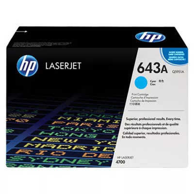 HP Q5951A (643A) cián eredeti tonerkazetta (≈10000 oldal) ► Legális! ◄