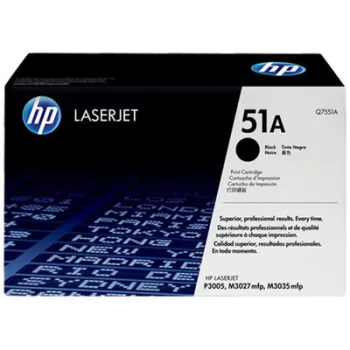   HP Q7551A (51A) fekete eredeti tonerkazetta (≈6500 oldal) ► Legális! ◄