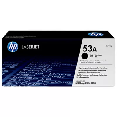 HP Q7553A Toner FEKETE / BLACK 3.000 oldal kapacitás No.53A ► Legális! ◄