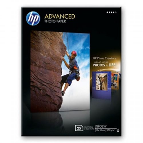 HP 13x18 Fényes Fotópapír 25lap 250g (Eredeti)