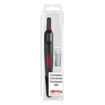   Körző, fém, heggyel, univerzális, ROTRING "Compact" 1 db