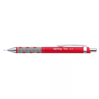 Nyomósirón, 0,5 mm, ROTRING "Tikky", piros 1 db