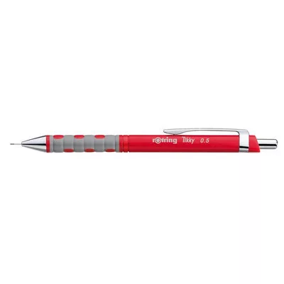 Nyomósirón, 0,5 mm, ROTRING "Tikky", piros 1 db