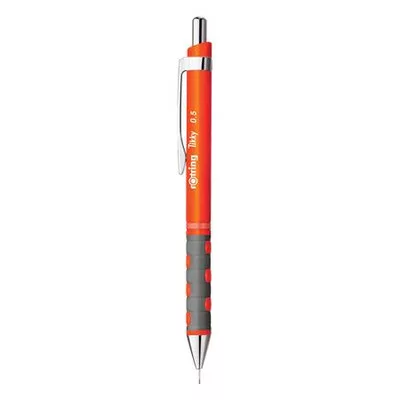 Nyomósirón, 0,5 mm, ROTRING "Tikky", neonnarancs 1 db