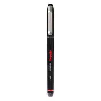   Rollertoll, 0,7 mm, kupakos, ROTRING "Rollerball", fekete 1 db
