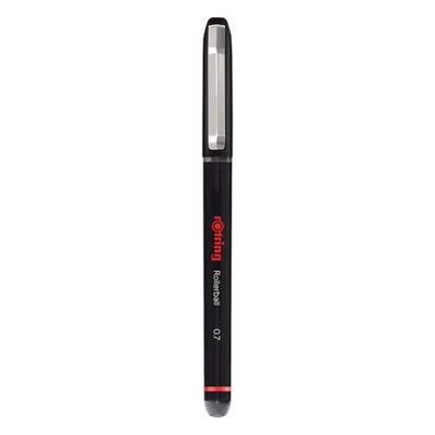 Rollertoll, 0,7 mm, kupakos, ROTRING "Rollerball", fekete 1 db