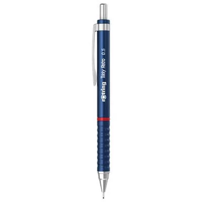 Nyomósirón, 0,5 mm, ROTRING "Tikky Retro", kék 1 db