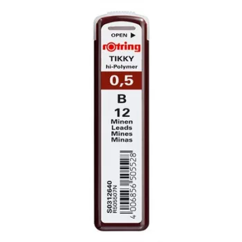 Grafitbél, B, 0,5 mm, ROTRING 12 szál