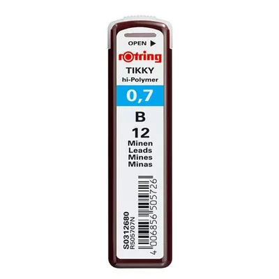 Grafitbél, B, 0,7 mm, ROTRING
