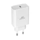 Hálózati töltő, 1xUSB-C, 30W RIVACASE "PS4193", fehér 1 db