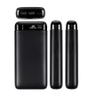 Hordozható akkumulátor, USB-A/USB-C, 20000mAh, 10W, RIVACASE "VA2180", fekete