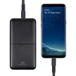 Hordozható akkumulátor, USB-A/USB-C, 10000mAh, 20W, QC/PD, RIVACASE "VA2532", fekete