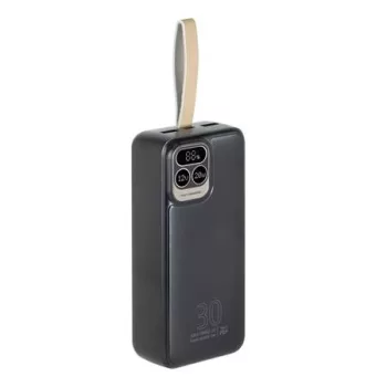   Hordozható akkumulátor, 30000mAh, QC/PD 20W, RIVACAE "VA2585"