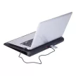 Notebook állvány, hűtőventilátorral, 17,3", RIVACASE "5557", fekete 1 db