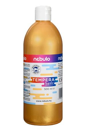 Tempera, 500 ml, NEBULO, arany