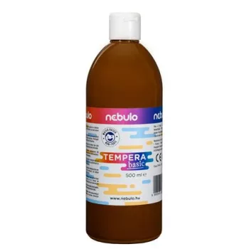 Tempera, 500 ml, NEBULO, barna