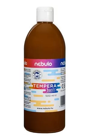 Tempera, 500 ml, NEBULO, barna