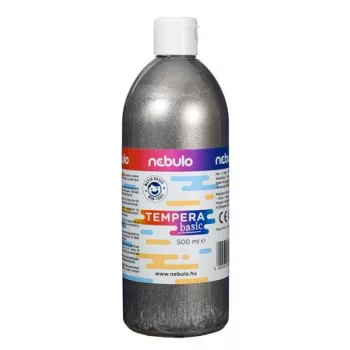 Tempera, 500 ml, NEBULO, ezüst