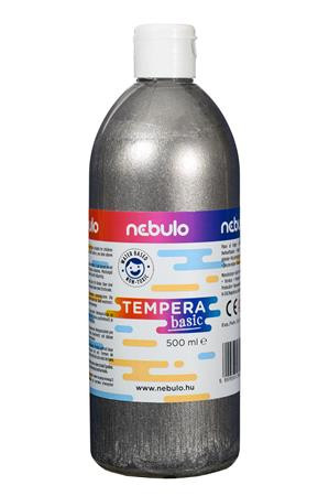 Tempera, 500 ml, NEBULO, ezüst
