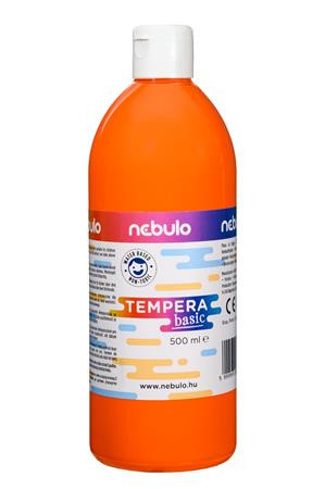 Tempera, 500 ml, NEBULO, narancssárga