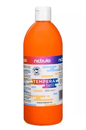 Tempera, 500 ml, NEBULO, narancssárga