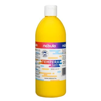 Tempera, 500 ml, NEBULO, sárga