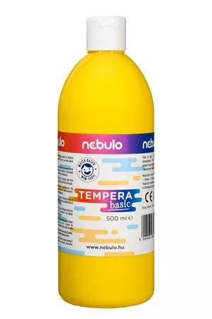 Tempera, 500 ml, NEBULO, sárga