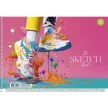 Vázlatfüzet, spirál, A4, 100 g, 30 lap, SHKOLYARYK "the Sketch book" 1 db