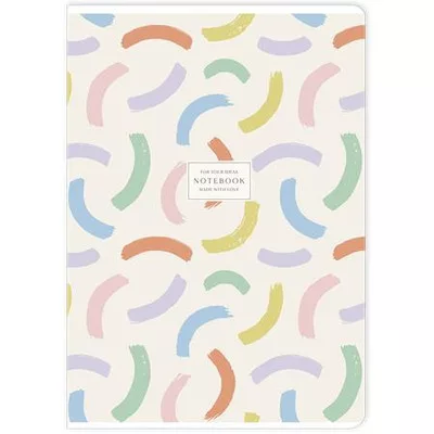 Füzet, tűzött, A4, kockás, 40 lap, SHOLYARYK "Notebook", vegyes