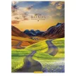 Füzet, tűzött, A4, kockás, 40 lap, SHKOLYARYK "The Elegant Roads", vegyes 1 db