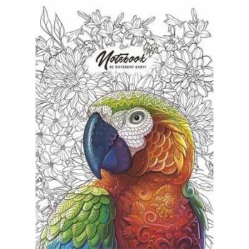   Jegyzettömb, ragasztott, A5, vonalas, 50 lap, SHKOLYARYK "Be different", vegyes minta