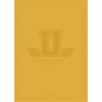   Füzet, tűzött, A5, kockás, 60 lap, SHKOLYARYK "University International", vegyes 1 db