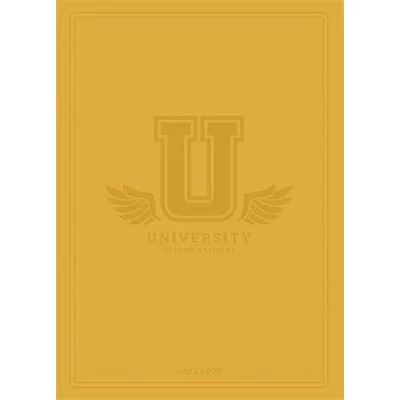 Füzet, tűzött, A5, kockás, 60 lap, SHKOLYARYK "University International", vegyes 1 db