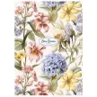 Füzet, tűzött, A4, kockás, 80 lap, SHKOLYARYK "Flowers and plants", vegyes