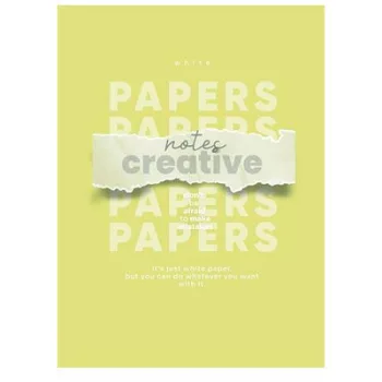   Füzet, tűzött, A4, kockás, 80 lap, SHKOLYARYK "Notes Creative", vegyes 1 db