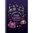Spirálfüzet, A5, kockás, 80 lap, SHKOLYARYK "Notebook", vegyes 1 db